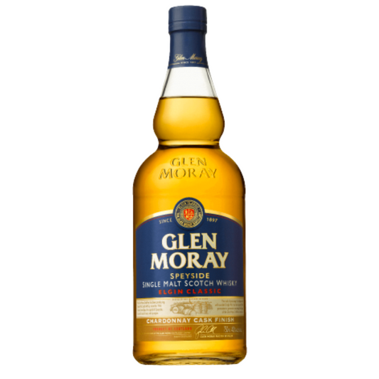 Glen Moray Classic Chardonnay Cask Finish Speyside Single Malt Scotch Whisky (70cl)