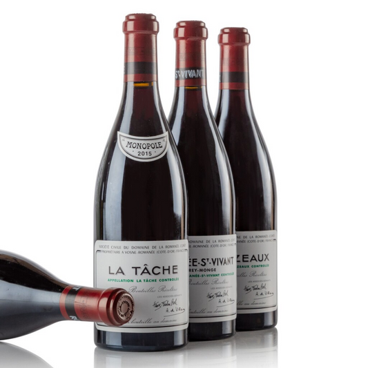 Domaine de la Romanee Conti 2015 Assortment Case (3 Bottles: DRC La Tache, DRC Echezeaux, St. Vivant)