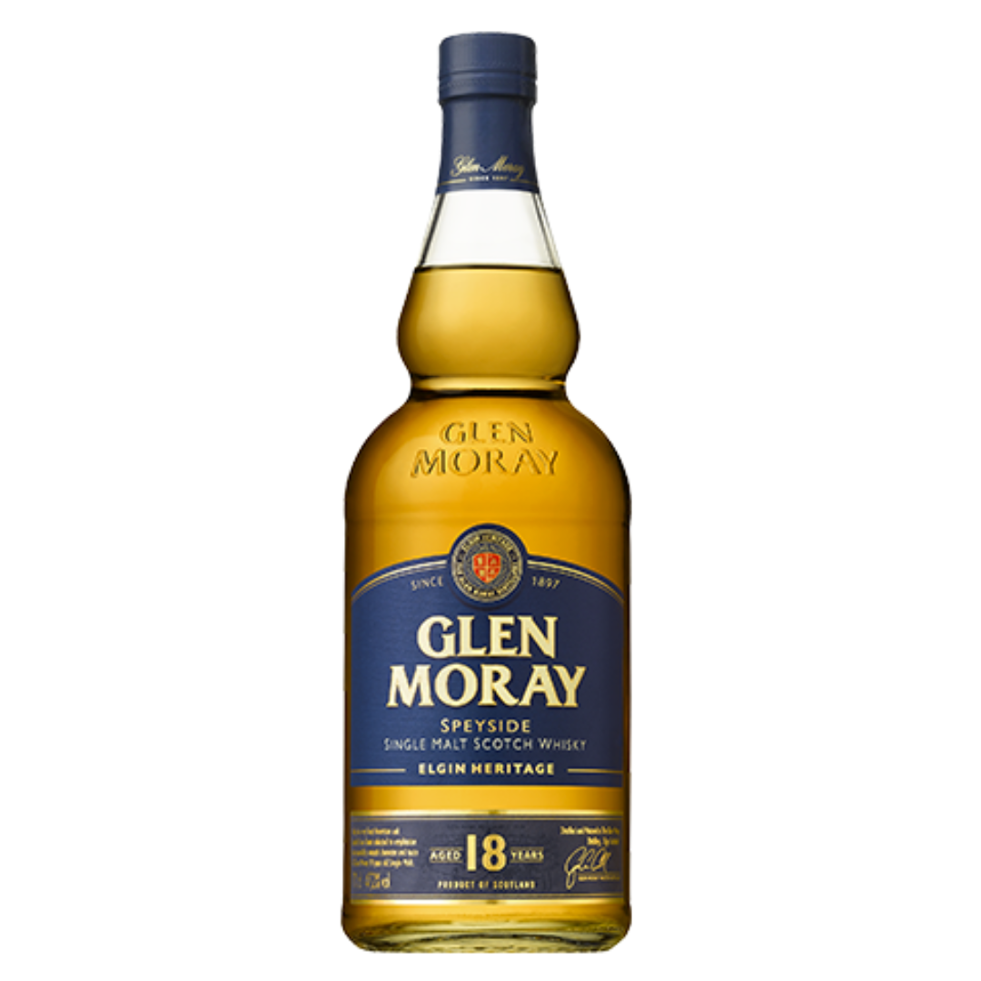 Glen Moray Elgin Heritage 18YO Speyside Single Malt Whisky (70cl)