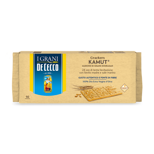 De Cecco Kamut Crackers 250g - 12 packs/case