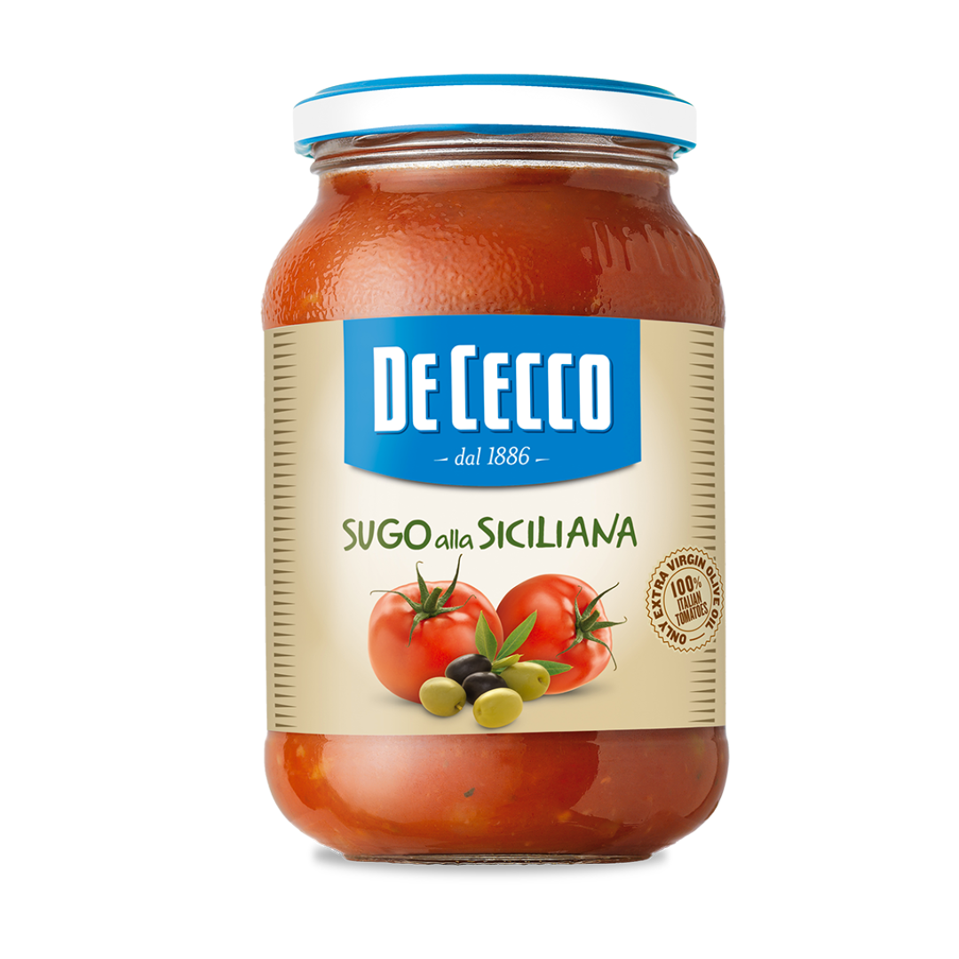 De Cecco Sugo alla Siciliana 400g - 6 jars/case