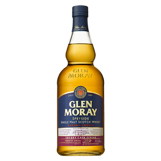 Glen Moray Classic Sherry Cask Finish Speyside Single Malt Scotch Whisky (70cl)