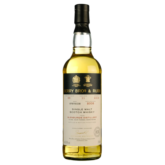 Glentauchers 13YO 2009 Speyside Single Malt Scotch Whisky 63.7% (70cl) (Berry Bros. & Rudd)