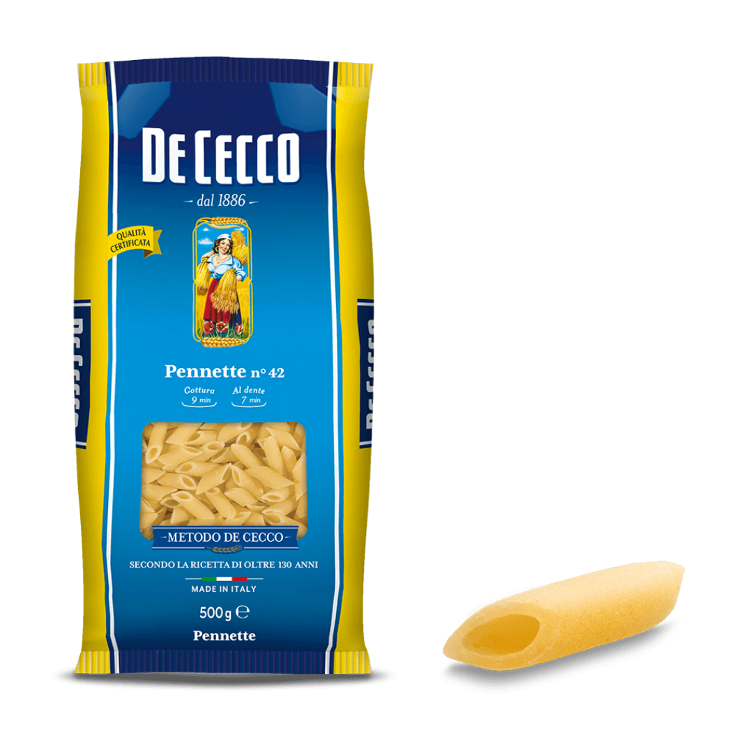 De Cecco Pennette N° 42 500g - 24 packs/case