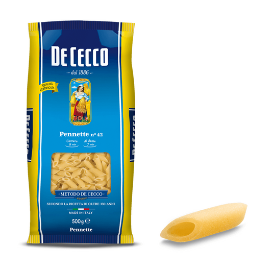 De Cecco Pennette N° 42 500g - 24 packs/case