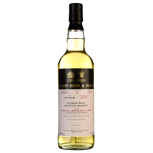 Craigellachie 9YO 2007 Speyside Whisky 46% (70cl) (Berry Bros. & Rudd)