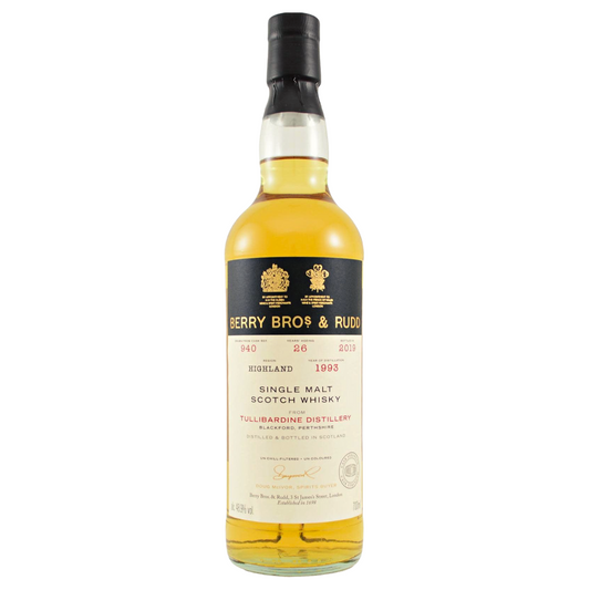 Tullibardine 26YO 1993 Whisky 48.9% (70cl) (Berry Bros. & Rudd)