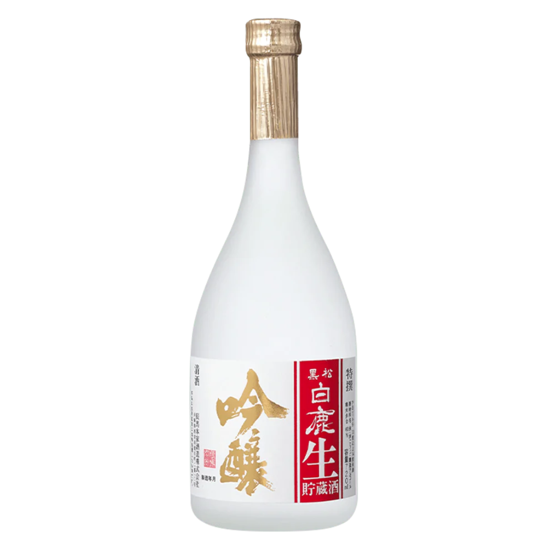 Hakushika Ginjo Namachozo Sake (720ml)