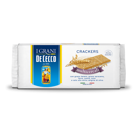 De Cecco Multicereali Crackers 250g - 12 packs/case