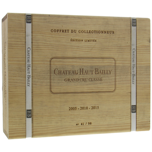 Chateau Haut Bailly Coffret Collection Assortment Case 2005-2010-2015 (3 Bottles)