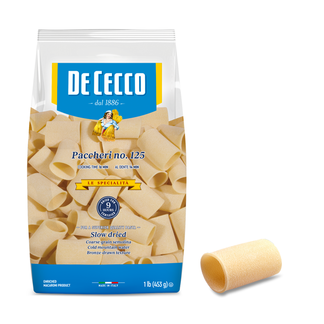 De Cecco Paccheri No 125 500g - 12 packs/case