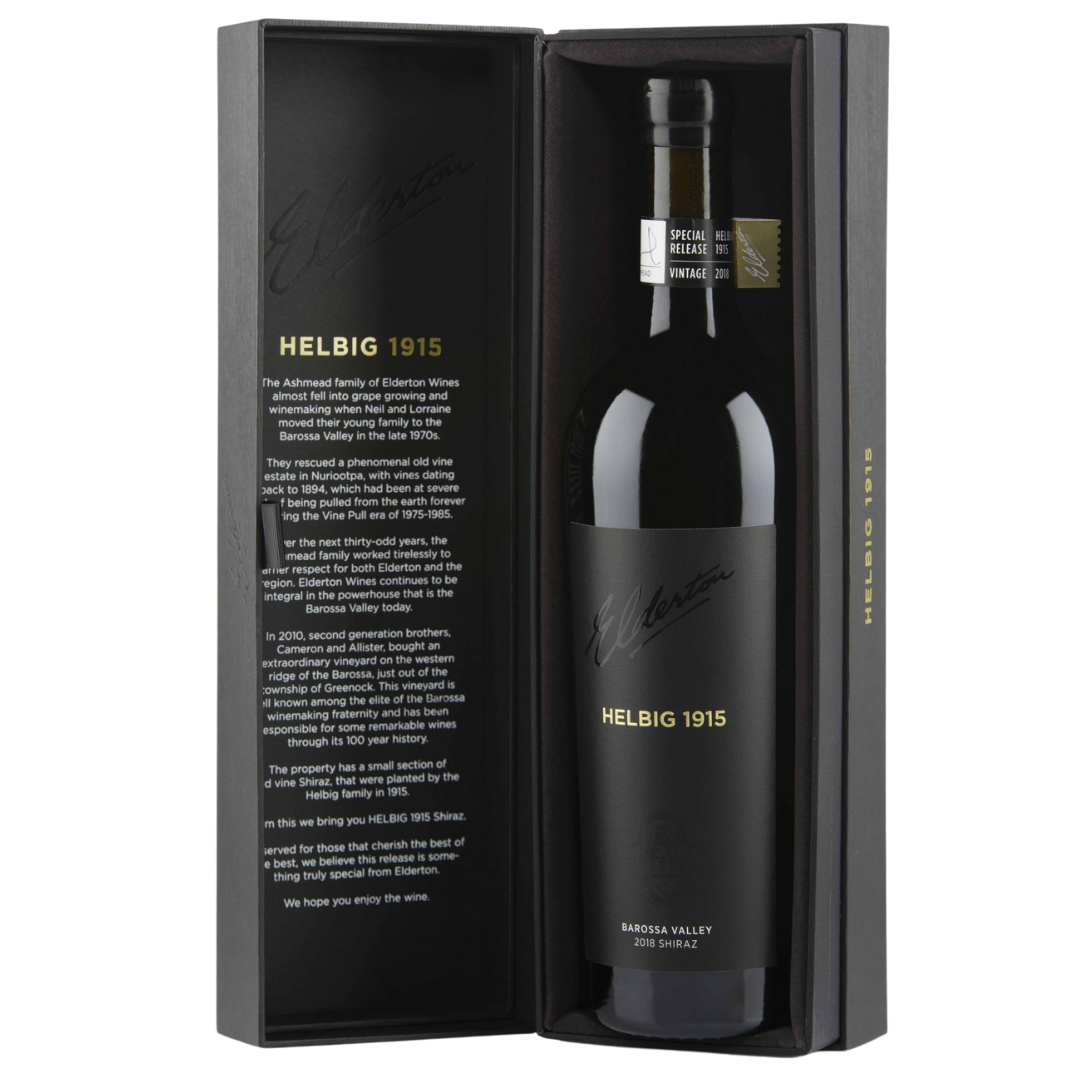 Elderton Helbig 1915 Shiraz 2018