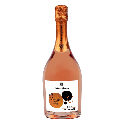 Anna Spinato SAS Prosecco Millesimato DOC Rose 2021/2022 (6 x 750ml)